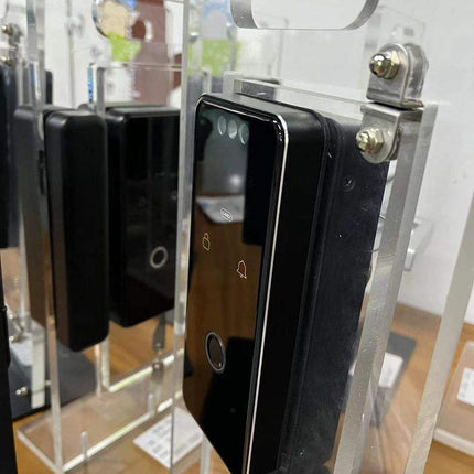 Smart Fingerprint Door Lock for Glass Doors with App Control and Aluminium Alloy Construction
