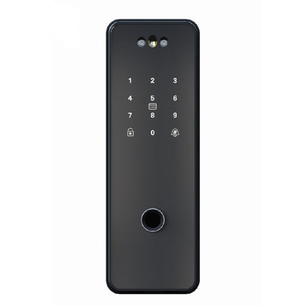Smart Glass Door Lock with Face Recognition, Fingerprint Access, Wi-Fi App Control and Video Intercom