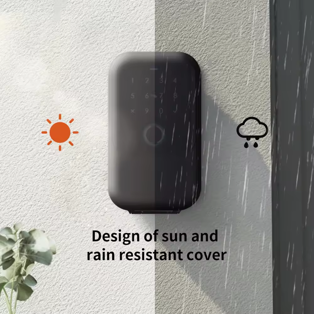 Smart Electronic Key Safe Box Wall Mounted with Wi-Fi and Bluetooth Access