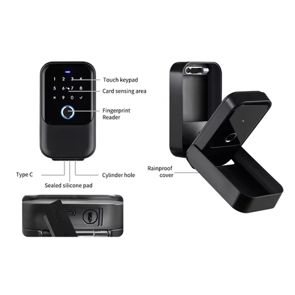 Smart Electronic Key Safe Box Wall Mounted with Wi-Fi and Bluetooth Access