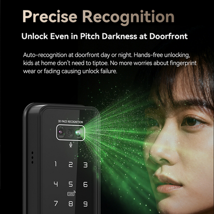 Wi-Fi Smart Video Peephole Door Camera with Indoor Display, Two-Way Audio and Motion Alerts