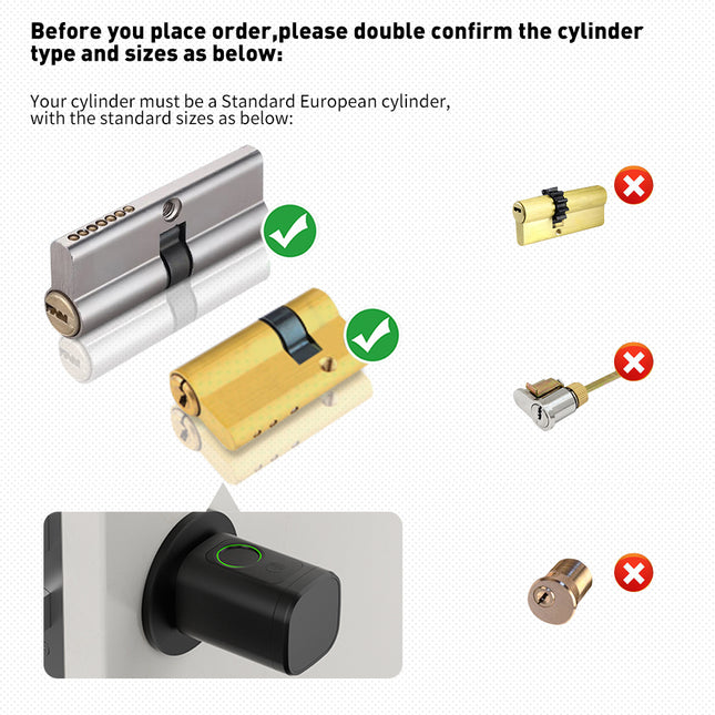 ANSI Grade 3 Double Cylinder Door Lock with 60mm Backset Nickel Plated Finish and 2 Keys
