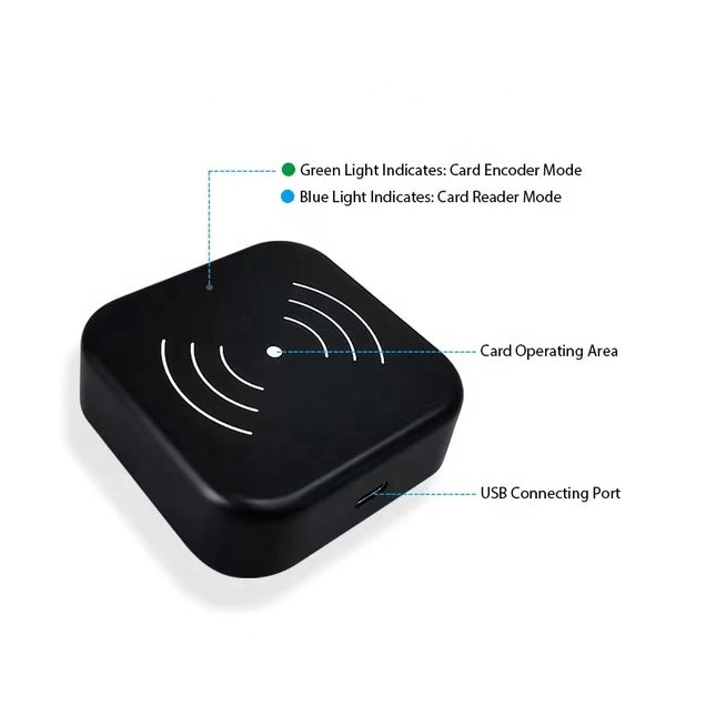 Wi-Fi and Bluetooth IC Card Encoder for Hotel Door Lock Systems Windows Compatible