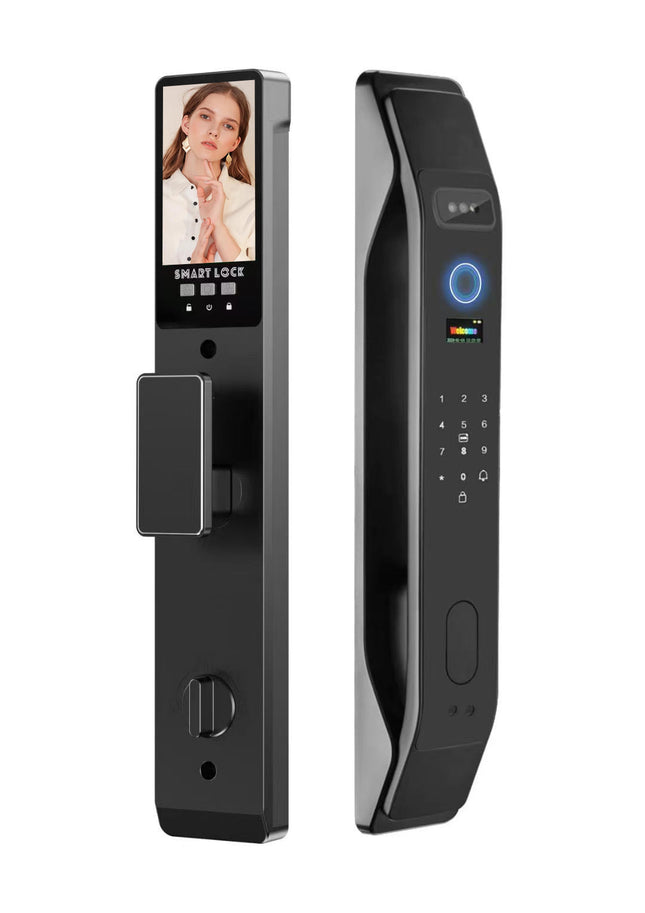 Smart Fingerprint Door Lock with Face Recognition, Tuya App Access and Cloud Connectivity