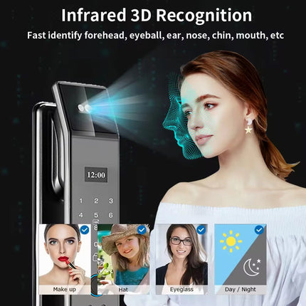 Electronic RFID Door Lock with Digital Key Access for Hotel and Apartment Doors