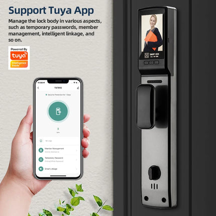 Smart Face Recognition Door Lock with WiFi Connectivity and Tuya App Support