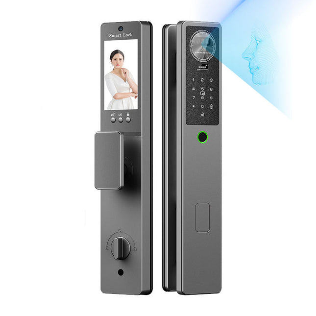 Intelligent Smart Door Lock with Face Recognition, Palm Vein, Fingerprint Access and Camera