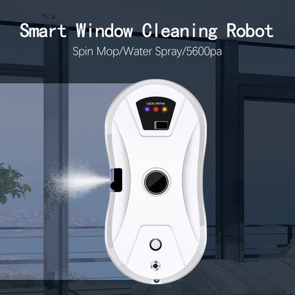 Electric Window Cleaning Robot with 3 Cleaning Modes, 180 Minute Backup Battery and 70ml Water Tank