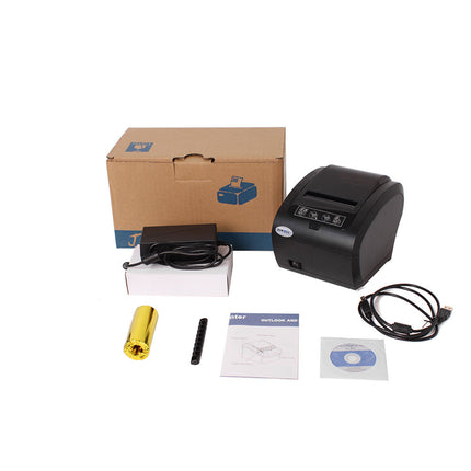 80mm Bluetooth Thermal Receipt Printer 203 DPI Free Driver POS Printer for Home and Business