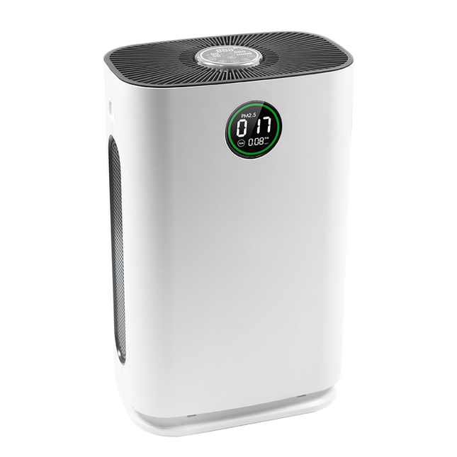 Smart Air Purifier with Humidifier, 4 Stage Filtration and Real Time Air Quality Monitor