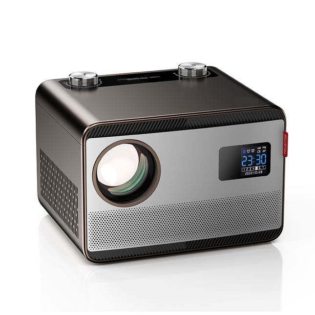 Portable 1080P LCD Projector with Android OS, 40-200 Inch Display, 4K Input Support