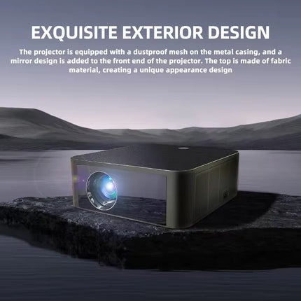 Smart LED Home Projector with Android, Auto Focus, Auto Keystone and Wireless Screen Mirroring