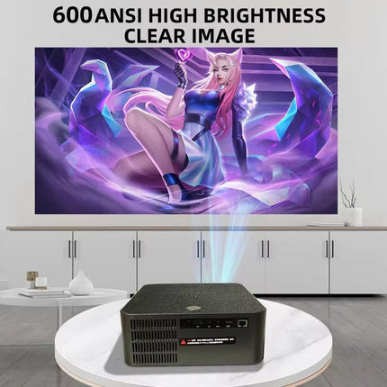 Smart LED Home Projector with Android, Auto Focus, Auto Keystone and Wireless Screen Mirroring