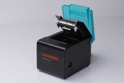 80mm Auto Cutting Thermal Receipt Printer with USB LAN Interface and Alarm Function