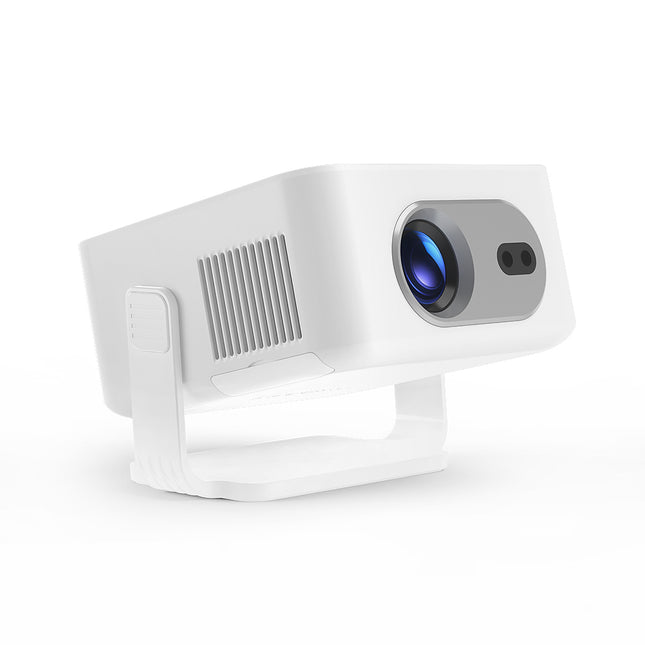 Portable 720P Smart Projector with WiFi, Android 14 and 8K Video Support