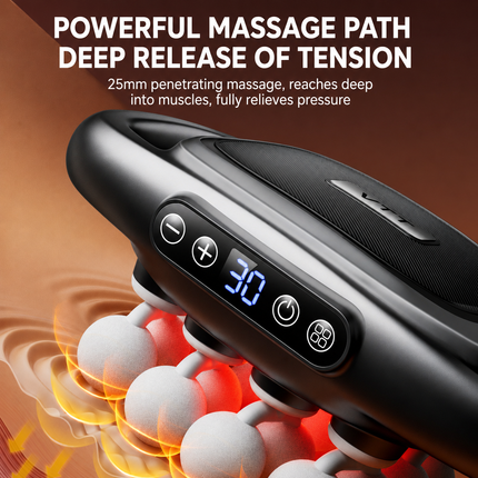 Cordless Rechargeable Massage Gun with 16 Heads and 30 Speed Levels