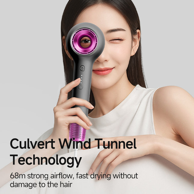 1200W Compact High-Speed Hair Dryer with Brushless DC Motor and Negative Ionic Technology