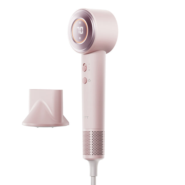 Professional Ionic Hair Dryer with High-Speed DC Motor and Concentrator Nozzle 1600W