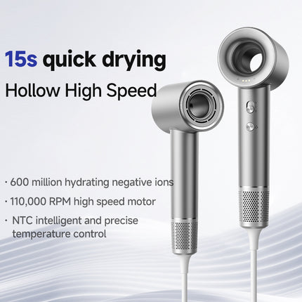 High Speed Electric Hair Dryer with Ionic Technology and Compact Portable Design