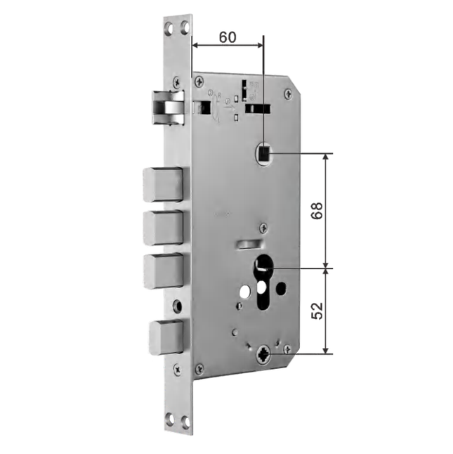 Home Smart Door Lock with 3D Face Recognition, Fingerprint, RFID and App Access for Wooden Doors