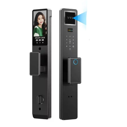 Smart Fingerprint Door Lock with Camera, Tuya App Control, RFID Card, Password & Face Unlock