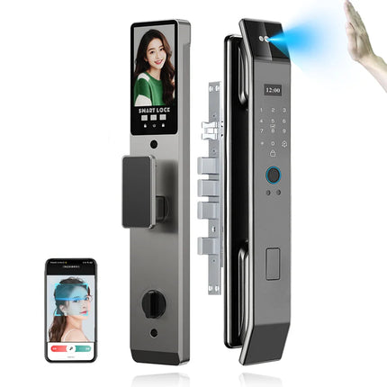 Tuya Smart Door Lock with 3D Face Recognition, Fingerprint, PIN Code and App Control