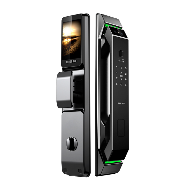 Smart Door Lock with 3D Face Recognition, Fingerprint, PIN Code and Mobile App Control