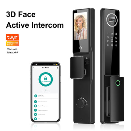 Digital Smart Door Lock with Face Recognition, Fingerprint, Password and Key Entry
