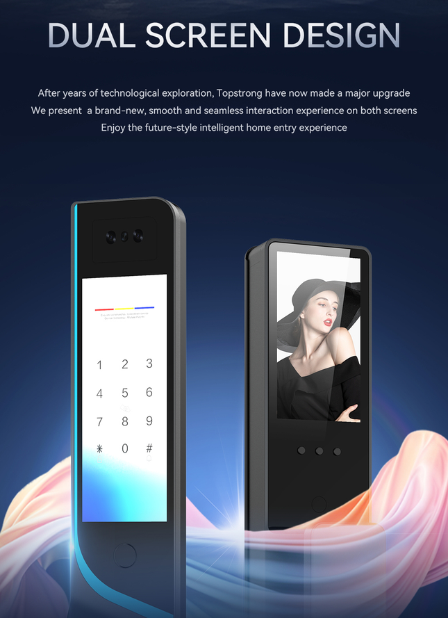 Digital Smart Door Lock with Face Recognition, Fingerprint Scanner and App Control