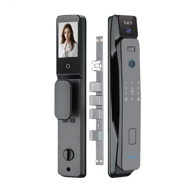 Smart Door Lock with Fingerprint, Password, Card and App Unlock Functions