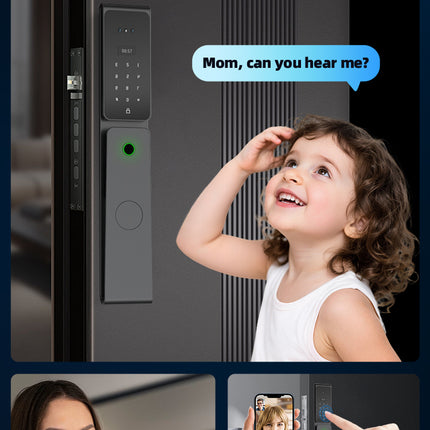Smart Door Lock with 3D Face Recognition, Fingerprint, NFC and App Control