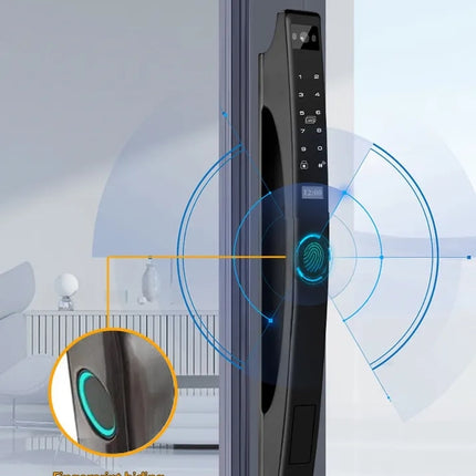 WiFi Smart Door Lock with Face Recognition, Fingerprint, Camera & Multiple Unlock Methods