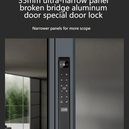 WiFi Smart Door Lock with Face Recognition, Fingerprint, Camera & Multiple Unlock Methods