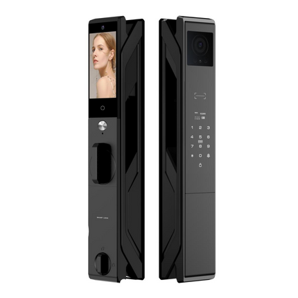 Digital Smart Door Lock with 3D Face ID, Fingerprint Access, Tuya App Control and Camera System
