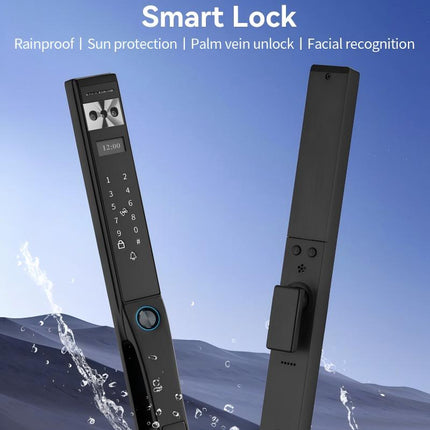 Smart Door Lock with 3D Face Recognition, Fingerprint, Password, App Access and HD Camera