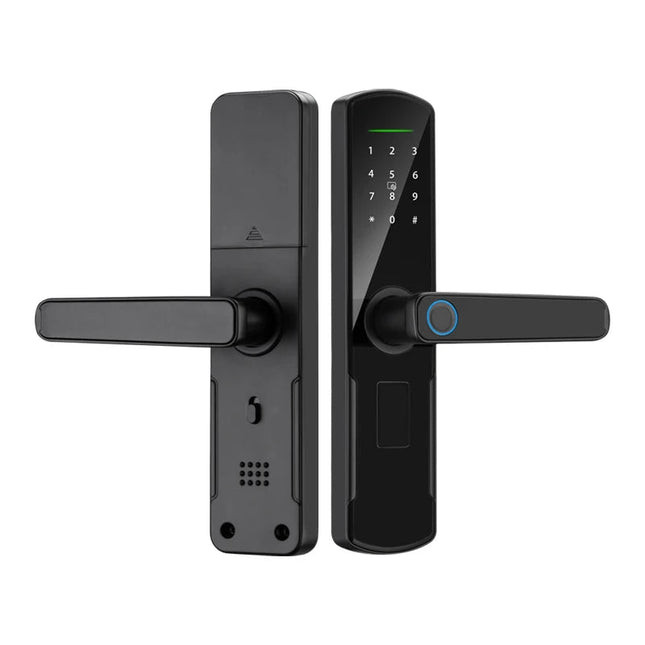 Smart WiFi Digital Door Lock with Fingerprint, PIN, Card and Key Access