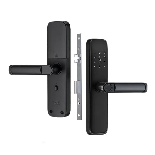 Digital Door Lock with Fingerprint, Password, Card and Key Entry, WiFi App Control