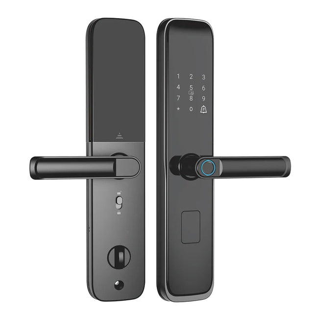 Keyless Digital Door Lock with Fingerprint, Password, Card and App Access