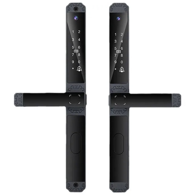 Waterproof Smart Door Lock with Fingerprint, Password and Card Access, USB Power