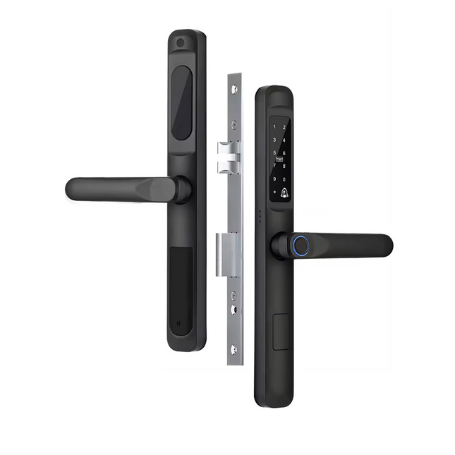Smart Door Lock with Fingerprint, Password, Card and Key Entry, WiFi Connectivity