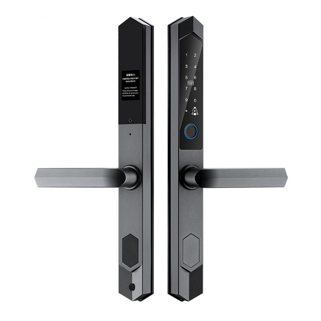 Waterproof Smart Door Lock with Fingerprint, RFID Card, Password and App Access
