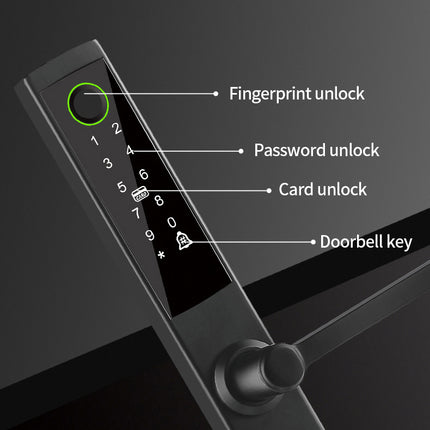 Biometric Smart Door Lock with WiFi App, Fingerprint and Multiple Unlock Options
