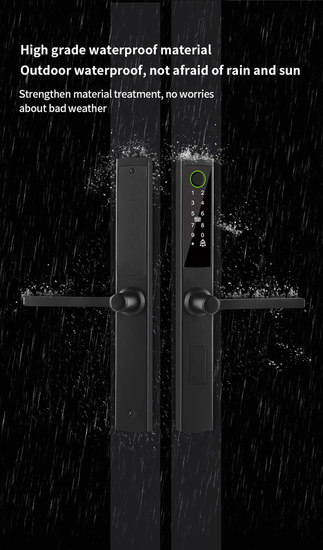 Biometric Smart Door Lock with WiFi App, Fingerprint and Multiple Unlock Options