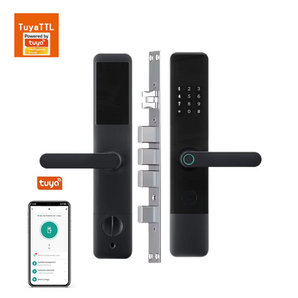 Digital Smart Door Lock with Fingerprint, Password, Card and App Access