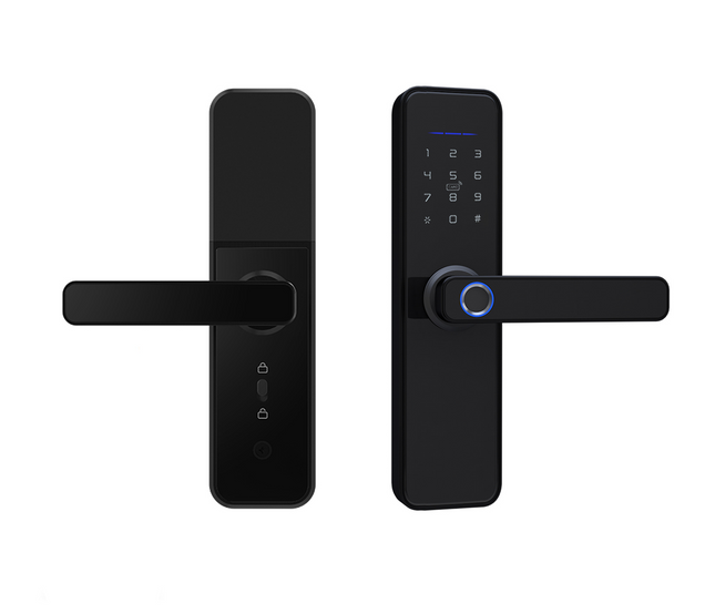 WiFi Smart Door Lock with Fingerprint, Password, Card and Key Entry