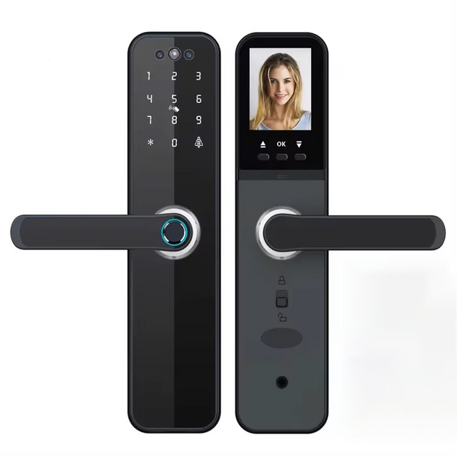 WiFi Smart Door Lock with Fingerprint, Password, Card, Key and App Access