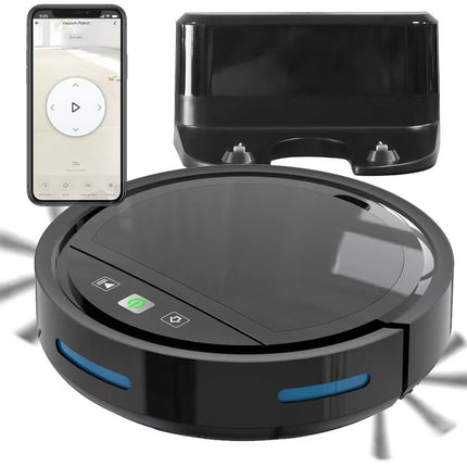 Cordless Robot Vacuum Mop with 2500Pa Suction, Tuya App Control and 350ml Dust Box