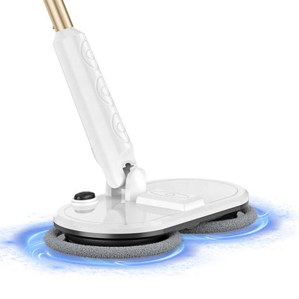 Cordless Electric Floor Mop 15W with 2000mAh Battery for Wet and Dry Cleaning