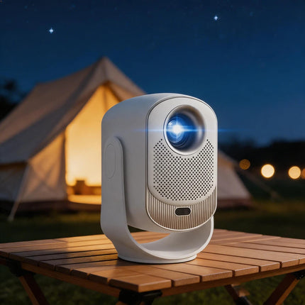 Smart 1080P LCD Projector with Auto Focus, 3D Support and Built-In Stereo Speakers