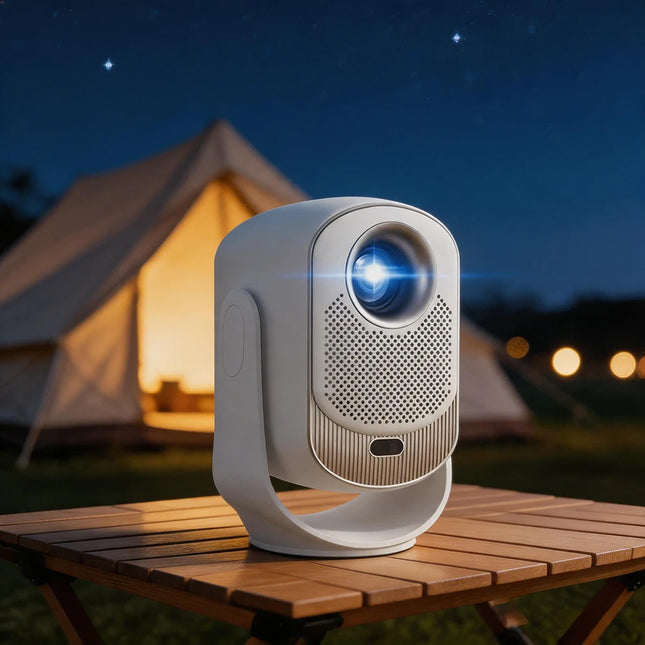 Smart 1080P LCD Projector with Auto Focus, 3D Support and Built-In Stereo Speakers